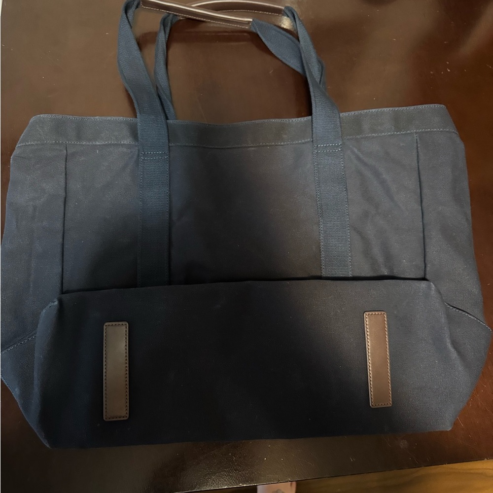Banana republic waxed canvas large tote nwot